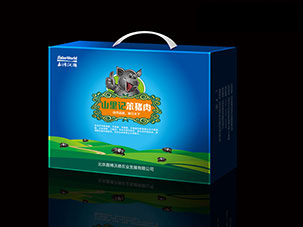 嘉博沃德笨黑豬肉冷鮮肉包裝設計