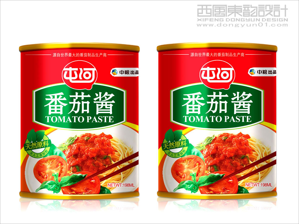 中糧屯河番茄醬包裝設(shè)計