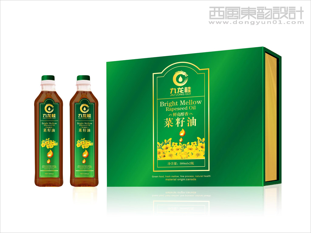 澳加糧油工業(yè)有限公司菜籽油禮盒設(shè)計(jì)、菜籽油瓶簽設(shè)計(jì)