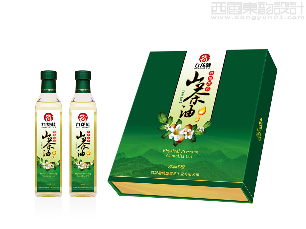 澳加糧油工業(yè)有限公司山茶油禮盒設(shè)計(jì)、山茶油瓶簽設(shè)計(jì)