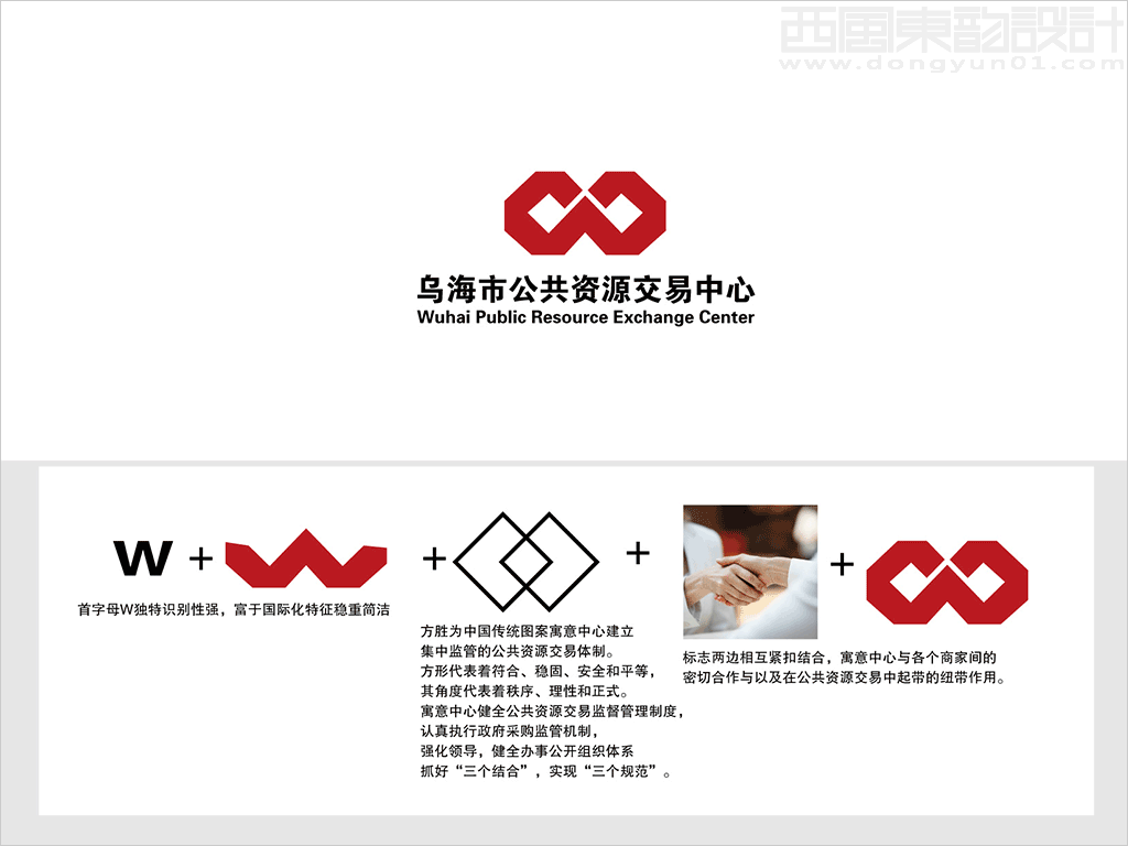 烏海市公共資源交易中心標志設(shè)計創(chuàng)意說明