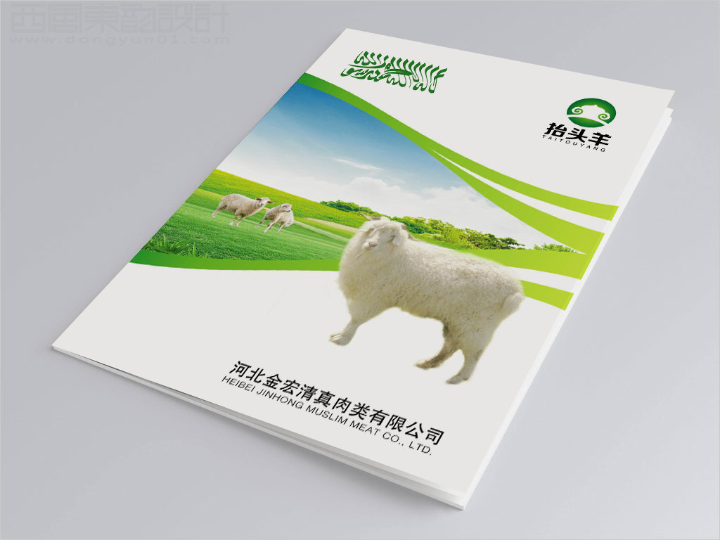 河北金宏清真肉類有限公司畫冊封面設(shè)計