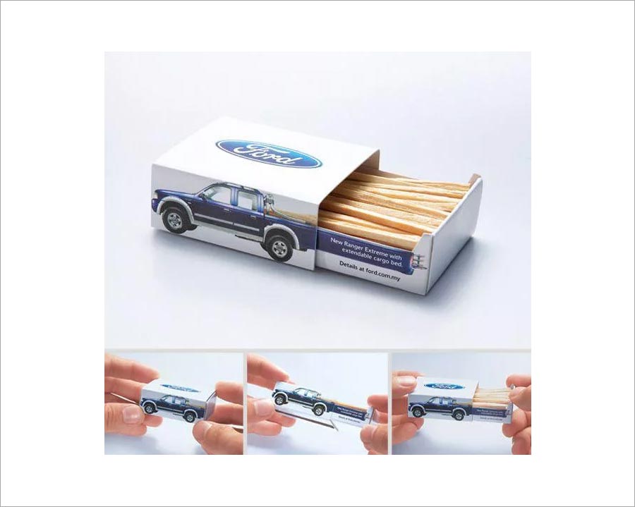 構(gòu)思巧妙的火柴盒包裝設計