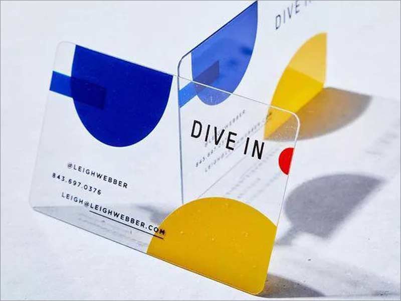 使用塑料和水晶般清澈材質(zhì)的名片設(shè)計(jì) 使用塑料和水晶般清澈材質(zhì)的名片設(shè)計(jì)