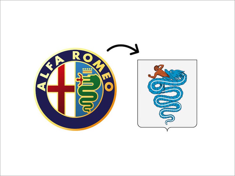 阿爾法羅密歐汽車logo設計 阿爾法羅密歐汽車logo設計