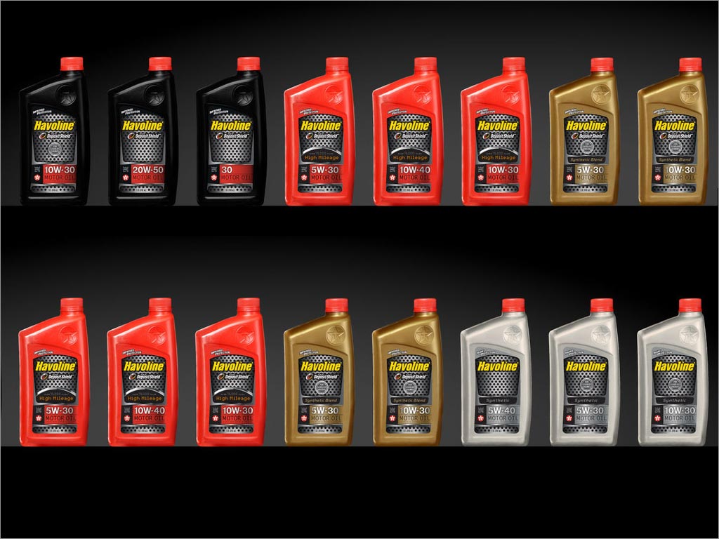 金富力Havoline潤(rùn)滑油日化用品包裝設(shè)計(jì)