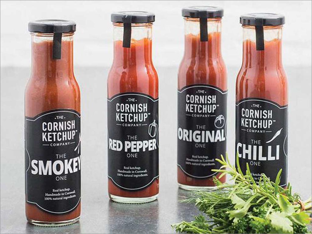 國外優(yōu)秀番茄醬調味食品包裝設計案例圖片