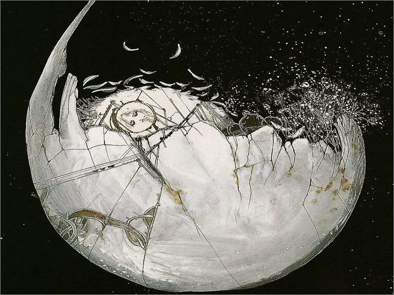 天使的蛋漫畫形象設(shè)計