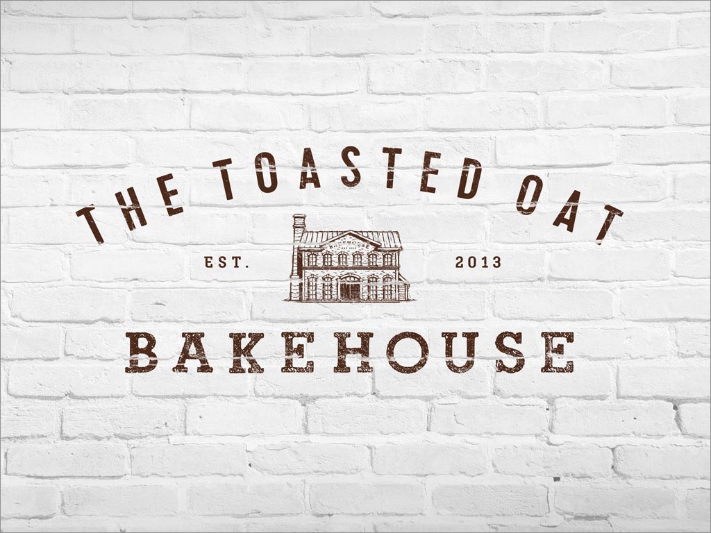 美國THE TOASTED OAT BAKEHOUSE面包品牌logo設(shè)計(jì)