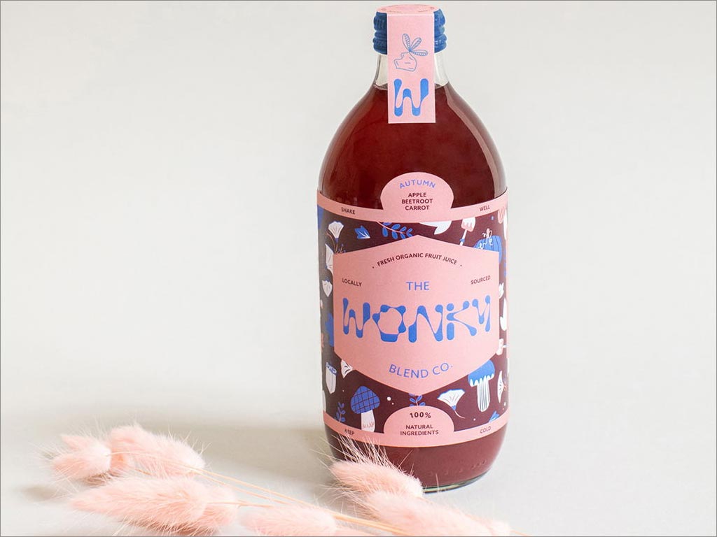 德國The Wonky Blend Co.秋季果汁飲料包裝設(shè)計(jì)