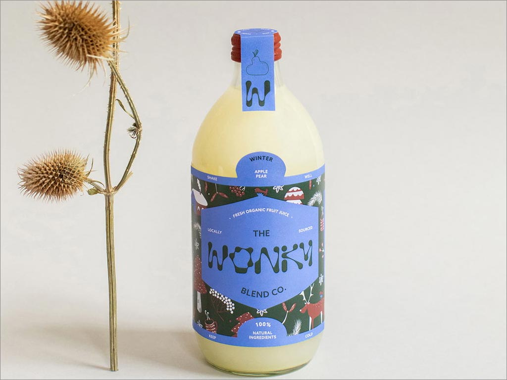 德國The Wonky Blend Co.冬季果汁飲料包裝設(shè)計(jì)