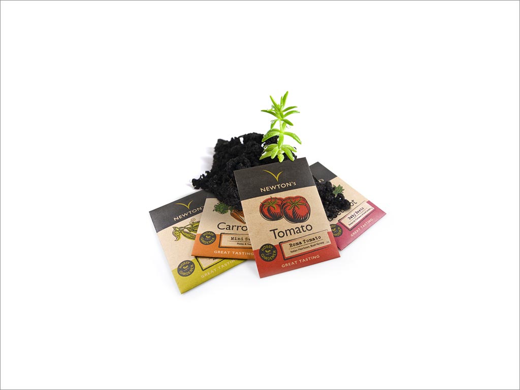 漂亮的種子包裝設(shè)計(jì)，不太花哨，但仍然現(xiàn)代而新鮮