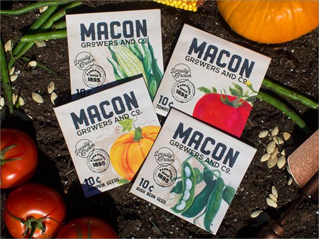 出色的種子包裝設(shè)計(jì)，喜歡南瓜和番茄的鮮艷色彩