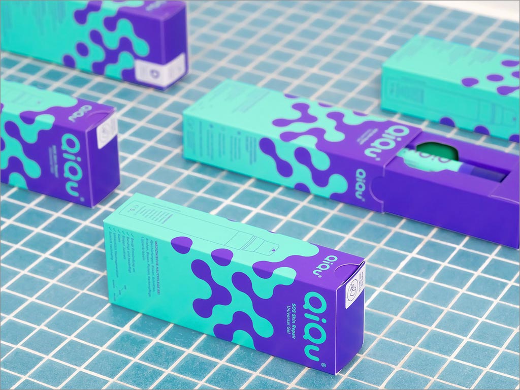 德國QiQu皮膚修復(fù)通用凝膠藥品實物照片