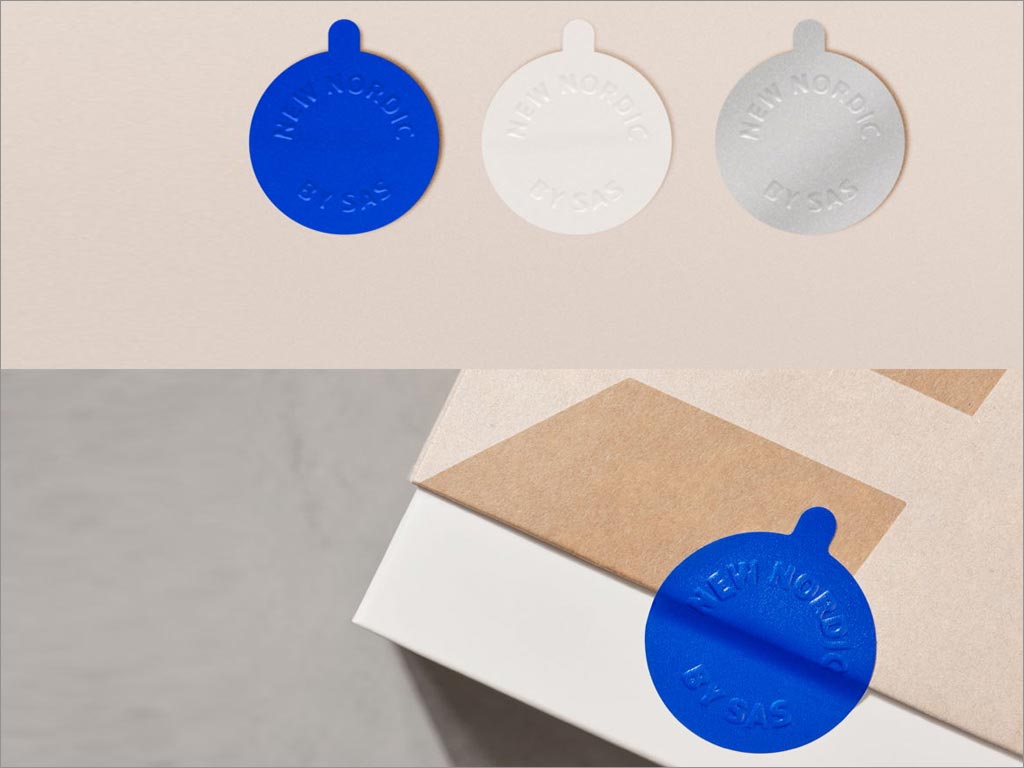 斯堪的納維亞航空公司飛機餐食品包裝設(shè)計之不干膠標(biāo)簽設(shè)計