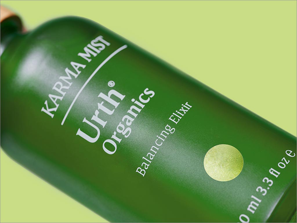 Urth化妝品瓶體包裝設(shè)計(jì)局部特寫(xiě)