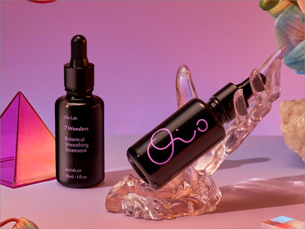 Oio Lab護(hù)膚品包裝實物照片