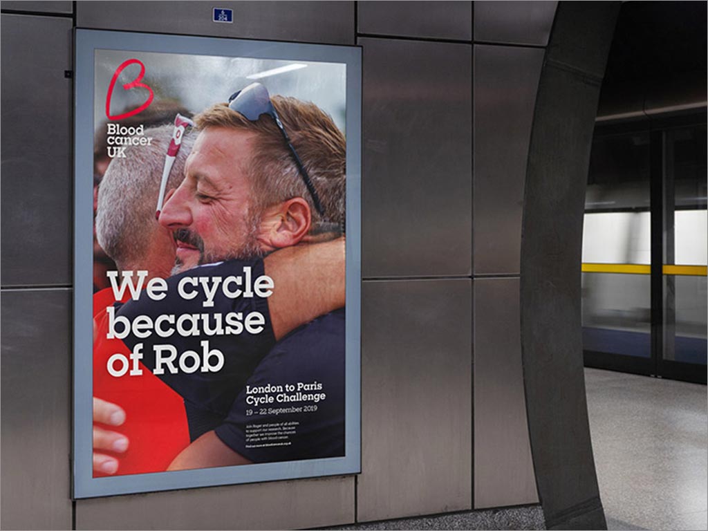 英國血液癌癥協(xié)會(huì)Blood Cancer UK品牌形象設(shè)計(jì)之燈箱廣告設(shè)計(jì)
