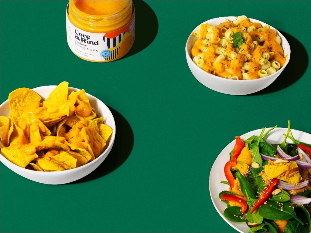 美國Core＆Rind植物性奶酪蘸料包裝設(shè)計(jì)之實(shí)物照片