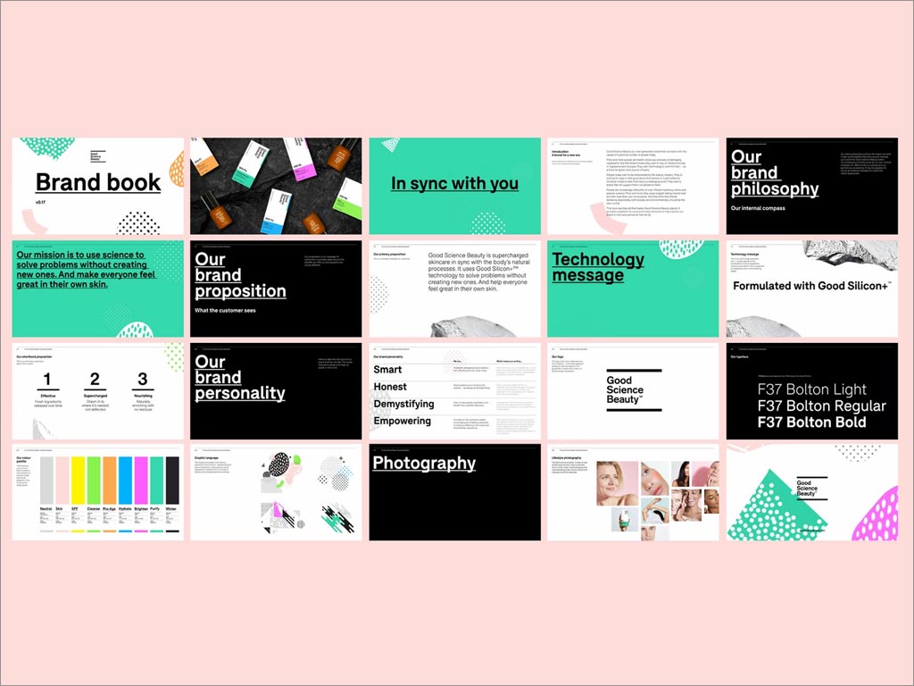 美國good science beauty護(hù)膚產(chǎn)品手冊(cè)設(shè)計(jì)