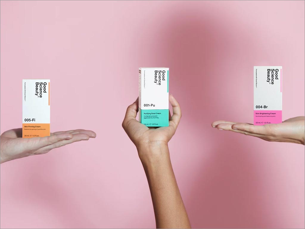 美國good science beauty護(hù)膚產(chǎn)品包裝盒設(shè)計(jì)