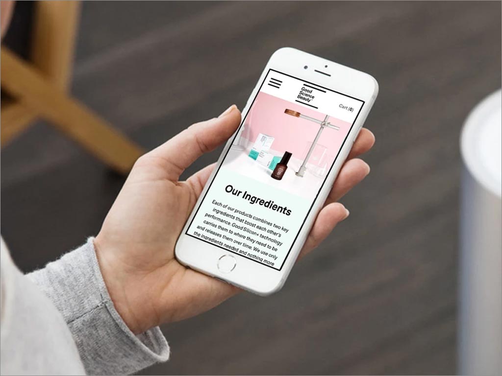 美國good science beauty護(hù)膚產(chǎn)品手機(jī)端網(wǎng)站設(shè)計(jì)