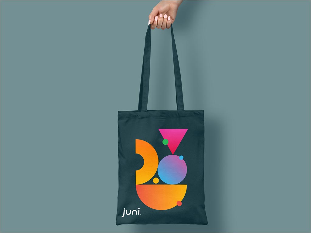 美國Juni功能性植物飲料手提袋設(shè)計