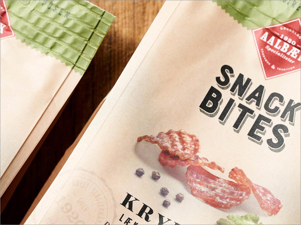 英國(guó)奧爾貝克特產(chǎn)零食小吃包裝設(shè)計(jì)之局部特寫(xiě)