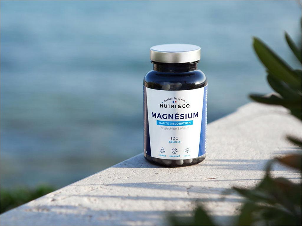 法國Nutri＆Co保健食品補充劑標(biāo)簽包裝設(shè)計