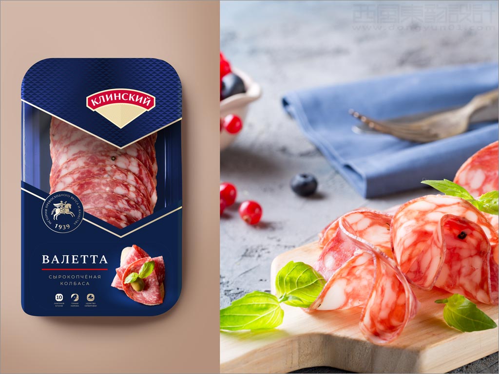 俄羅斯Klinsky培根肉類(lèi)食品包裝設(shè)計(jì)