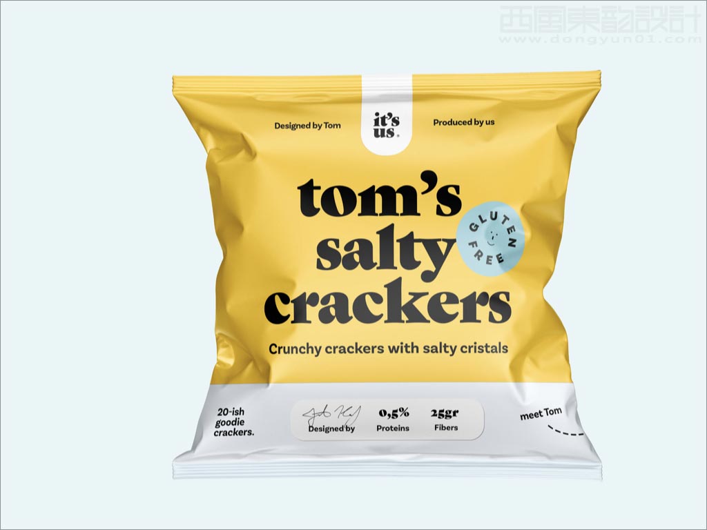 匈牙利It's Us咸餅干零食小吃包裝設(shè)計