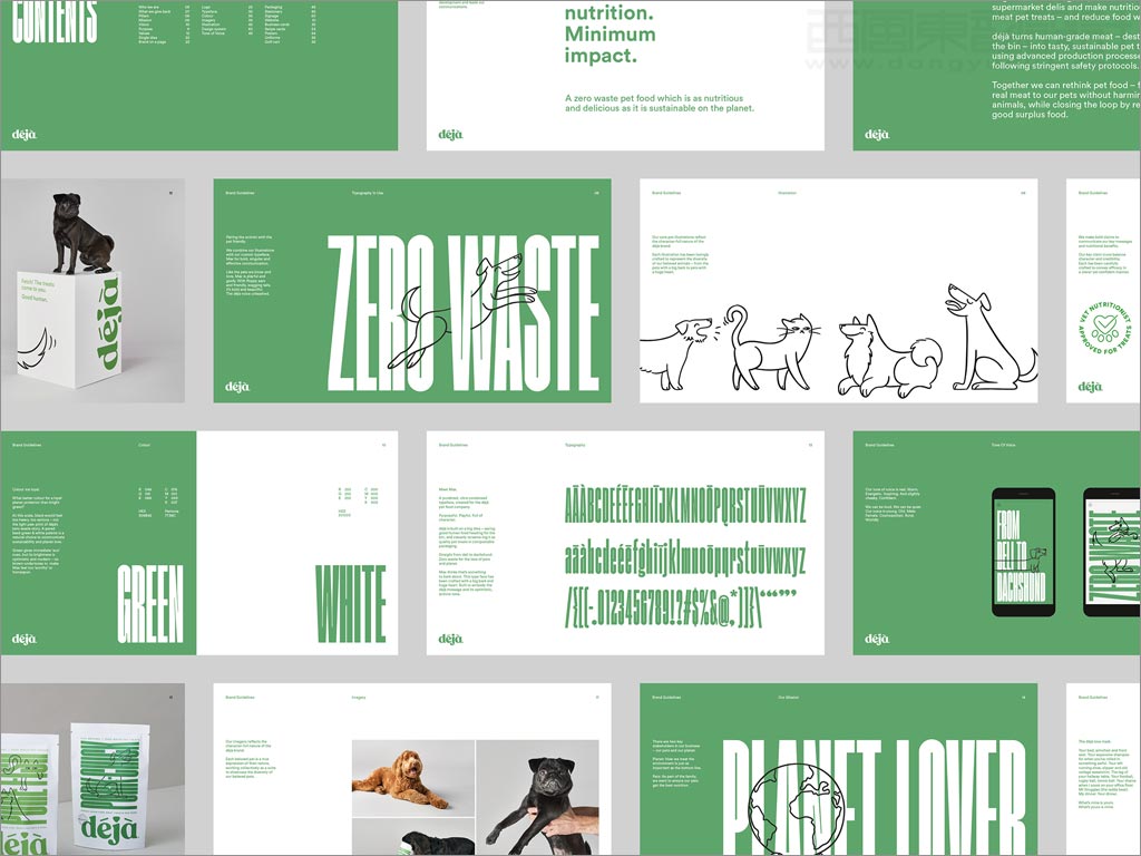 新西蘭déjà狗糧產(chǎn)品手冊(cè)內(nèi)頁設(shè)計(jì)