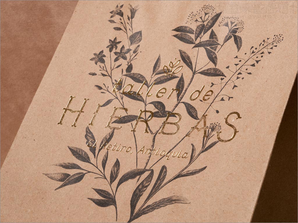 美國Taller de Hierbas護(hù)膚和健康產(chǎn)品包裝設(shè)計之局部細(xì)節(jié)展示