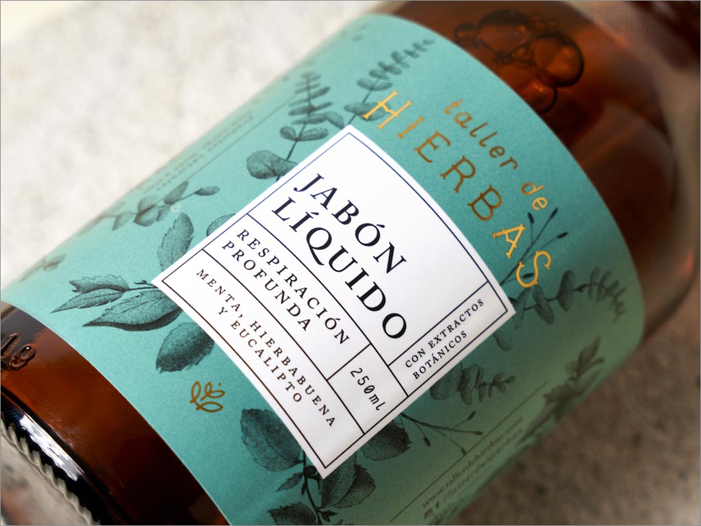 美國Taller de Hierbas護(hù)膚和健康產(chǎn)品瓶簽包裝設(shè)計