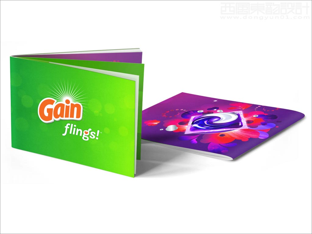 美國Gain洗衣液洗衣凝珠日化用品產(chǎn)品手冊設(shè)計(jì)