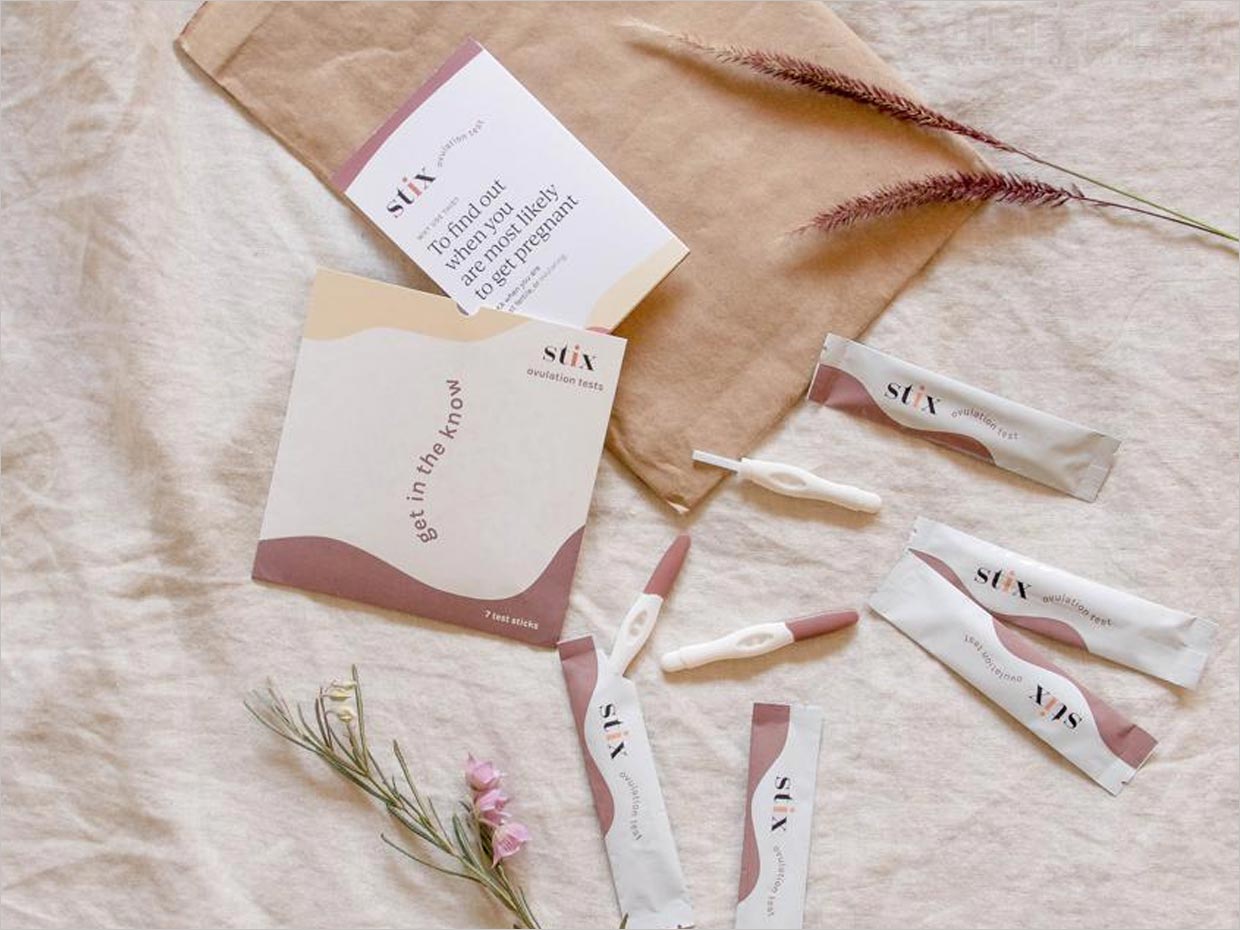 美國Stix懷孕和排卵測試紙包裝設(shè)計(jì)