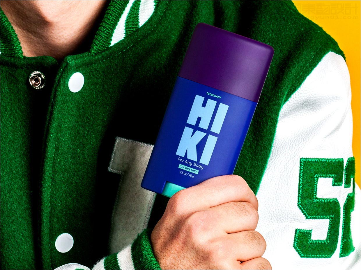 美國HIKI汗水除臭劑日化用品包裝設(shè)計之實(shí)物照片