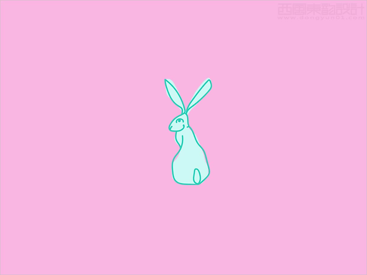 美國MyHare身體護(hù)理脫毛蠟條logo圖形設(shè)計