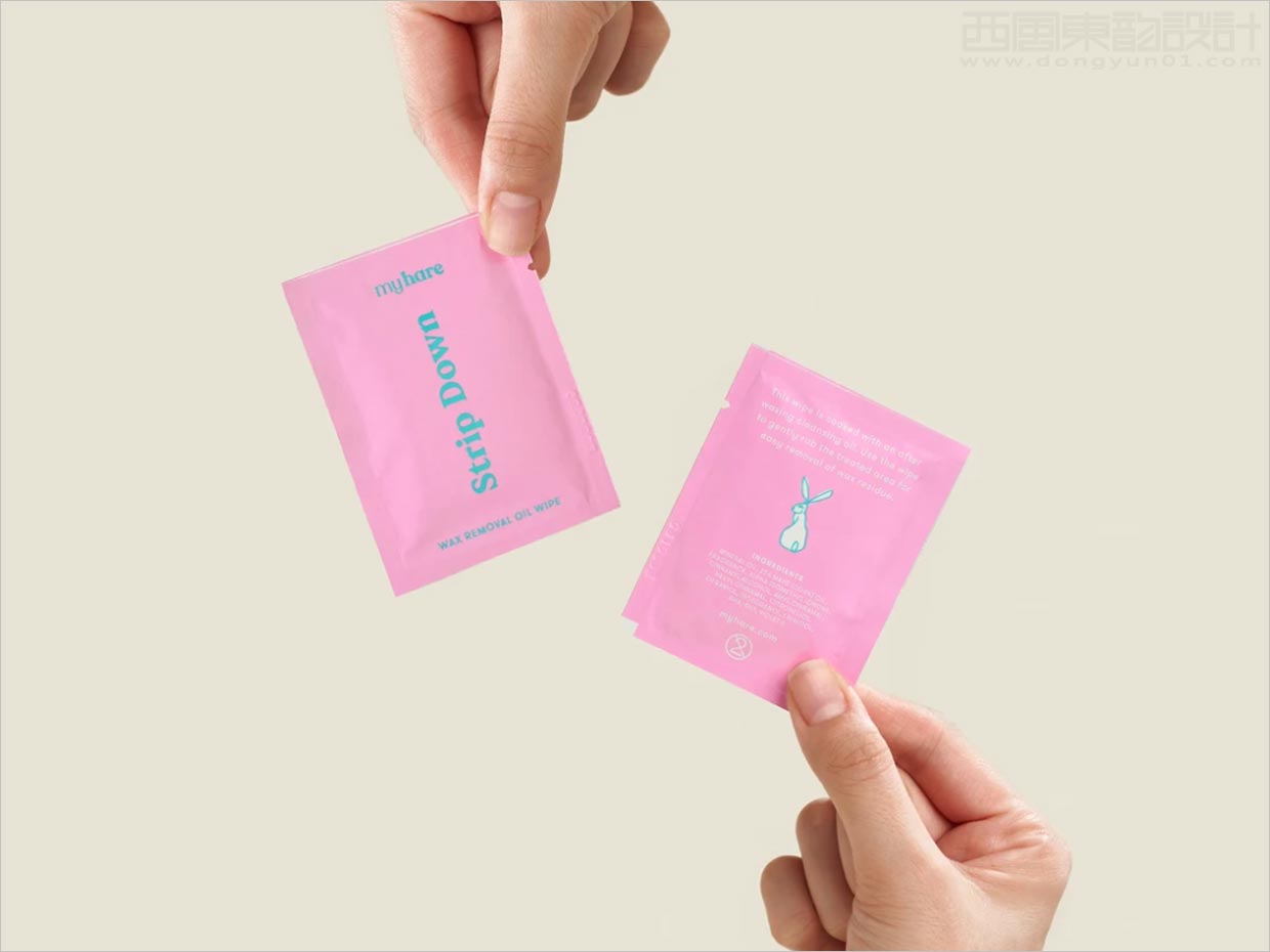 美國MyHare身體面膜護(hù)理產(chǎn)品內(nèi)袋包裝設(shè)計