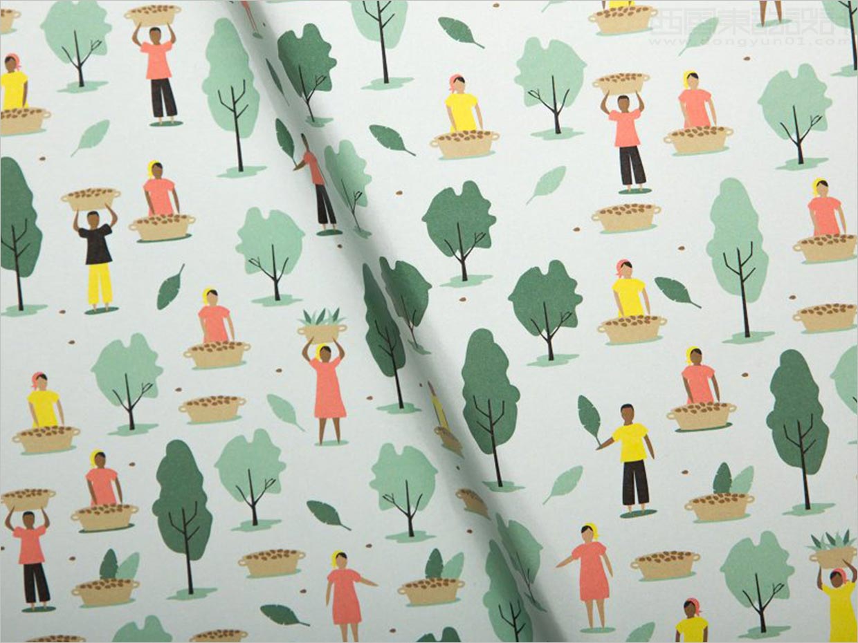 科特迪瓦Mon Choco巧克力包裝設計之插畫設計