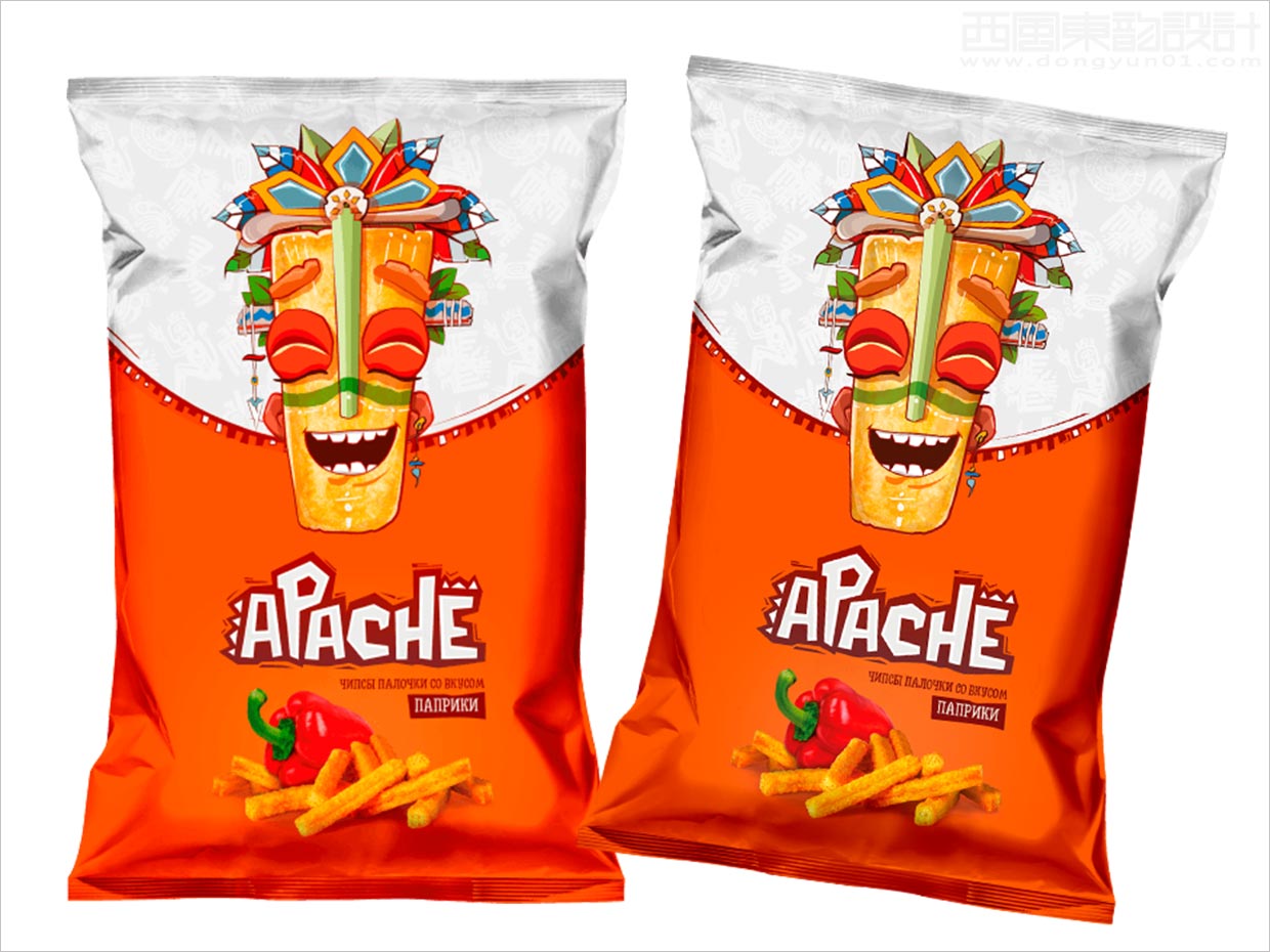亞美尼亞Apache兒童薯?xiàng)l薯片休閑食品包裝設(shè)計(jì)