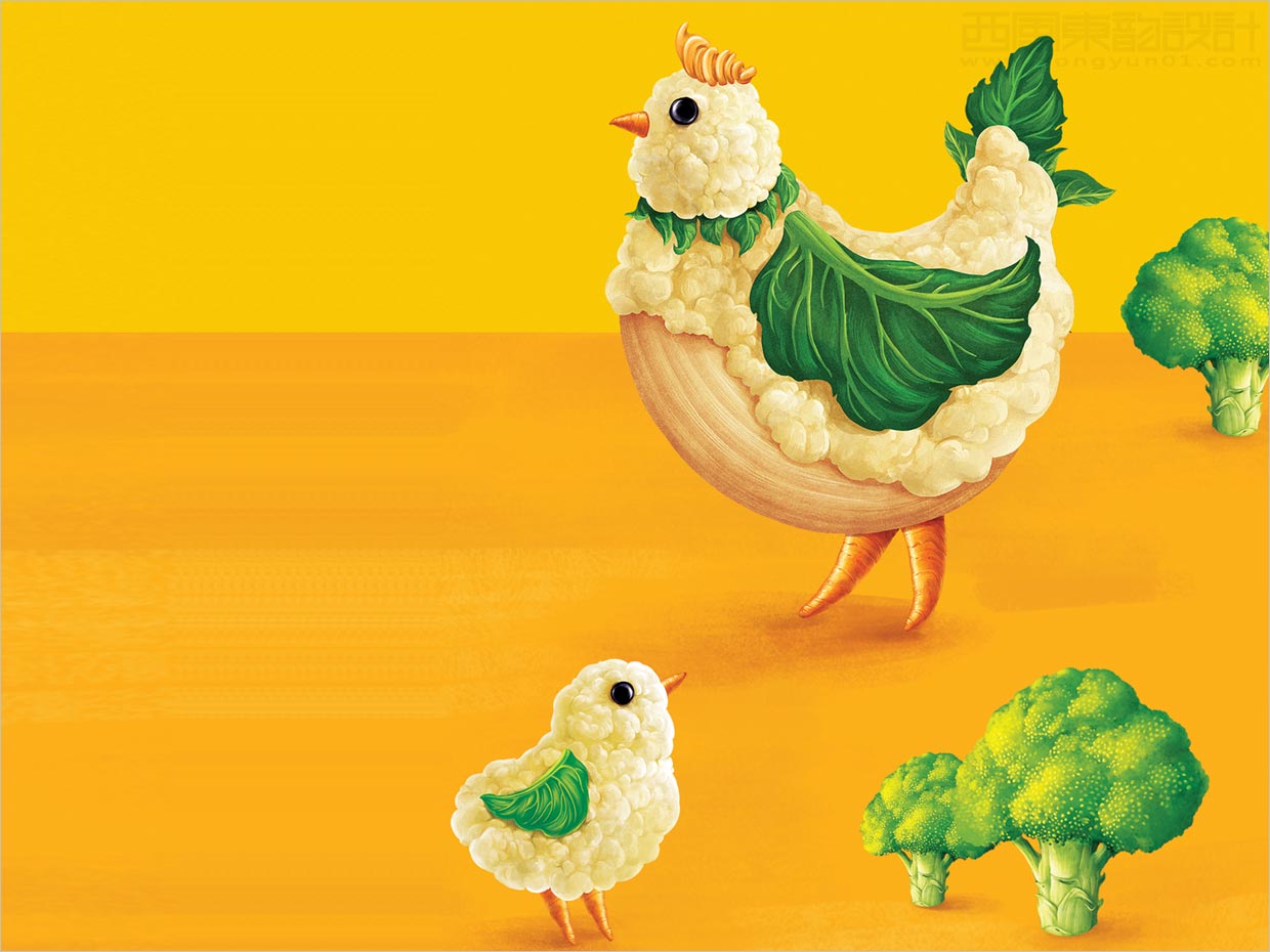 有吸引力的Nurture Life嬰童食品包裝設(shè)計(jì)之插圖設(shè)計(jì)