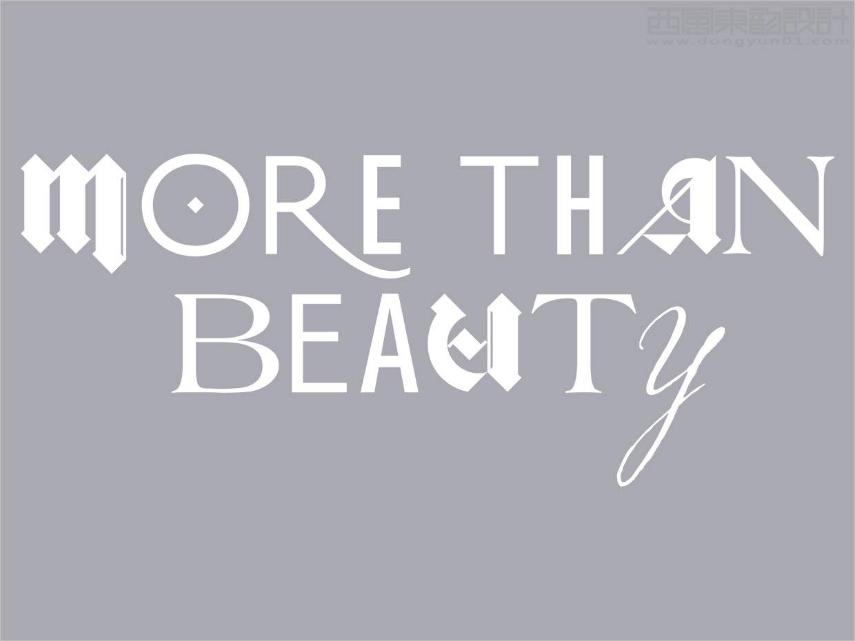 印度尼西亞MFL唇膏彩妝品牌logo字體設(shè)計