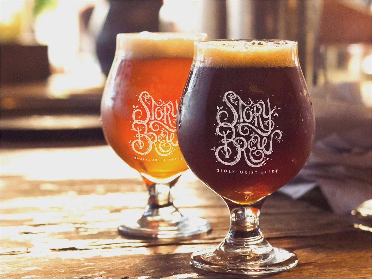 以經(jīng)典童話故事為特色的國外易拉罐啤酒杯子設計