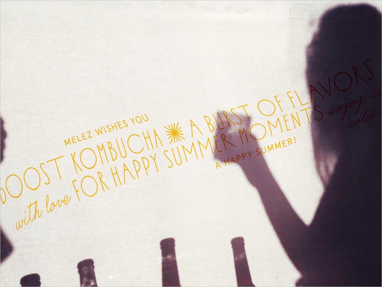 英國Melez Tea冰紅茶飲料海報(bào)設(shè)計(jì)