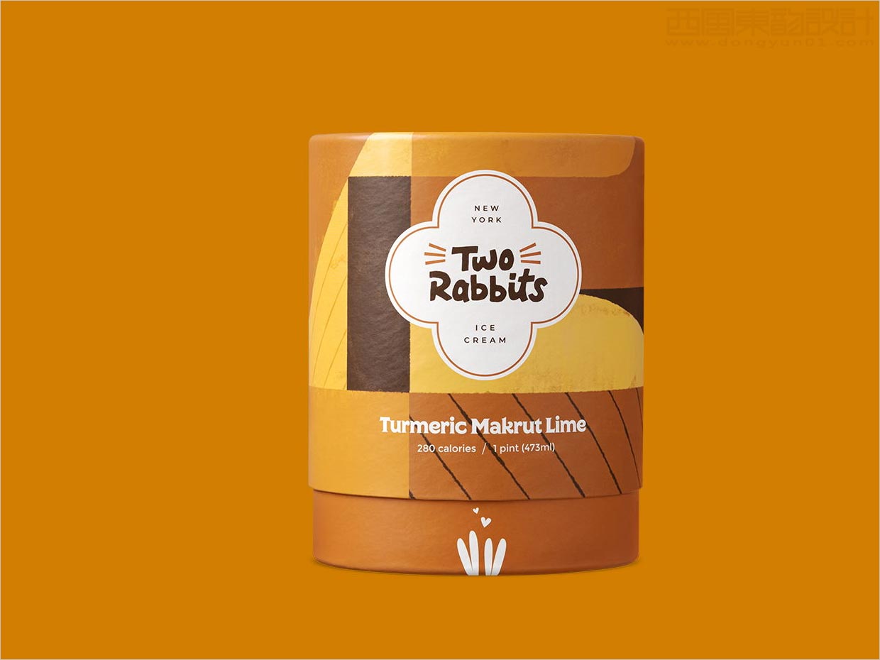 稍縱即逝的快樂，用兩只兔子冰淇淋包裝設(shè)計(jì)