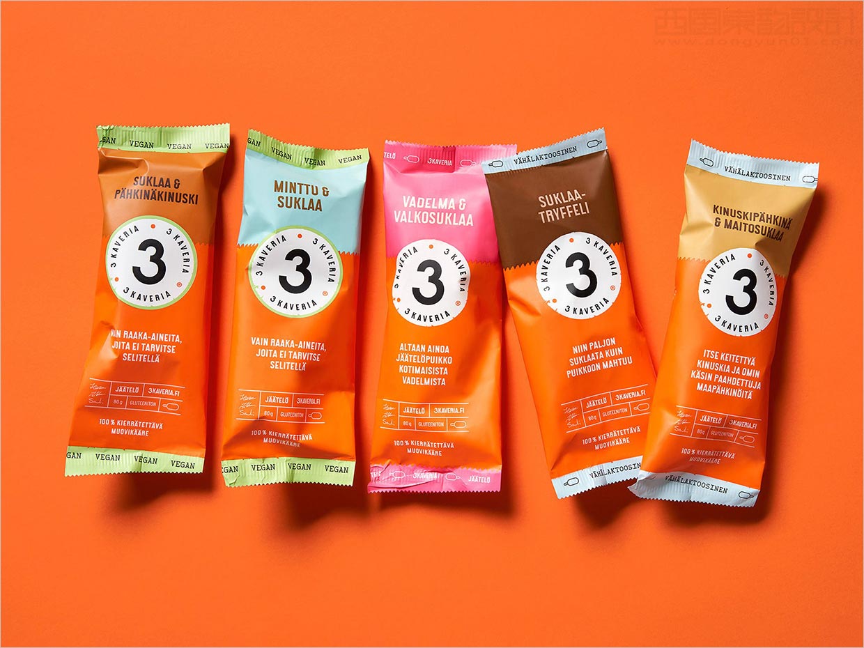 向我們的 3 個(gè)朋友問好冰淇淋包裝設(shè)計(jì)