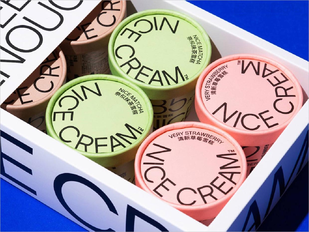不只是冰淇淋，還是不錯(cuò)的奶油冰淇淋包裝設(shè)計(jì)