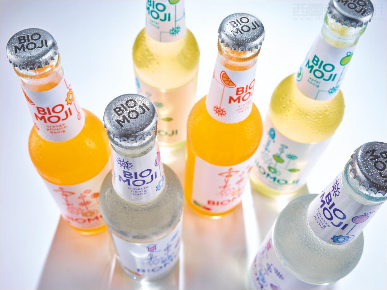 德國(guó)BIOMOJI功能性有機(jī)能量飲料包裝設(shè)計(jì)之實(shí)物照片