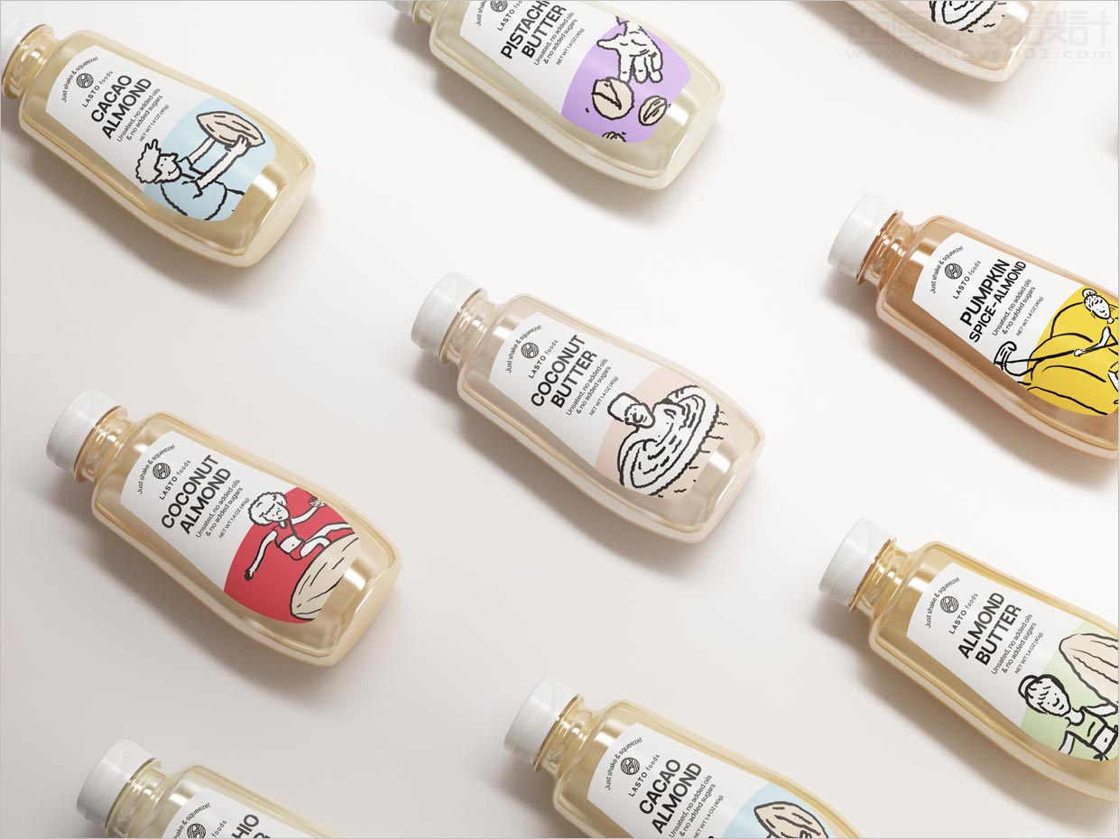 墨西哥LASTO FOODS堅果醬調(diào)味品包裝設(shè)計